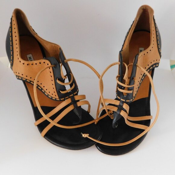 Manolo Blahnik Shoes - Manolo Blahnik Lace up heels